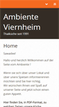 Mobile Screenshot of ambiente-viernheim.de