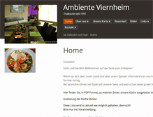 Tablet Screenshot of ambiente-viernheim.de